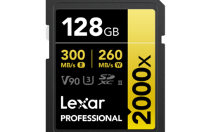 LEXAR 2000X  UHS-II V90 8K 300MB/s SD CARD 128GB