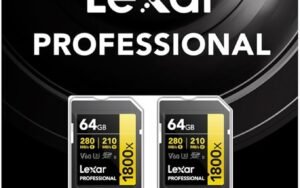 LEXAR SILVER PRO UHS-II V60 4K 280MB/s SD CARD 64GB