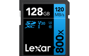LEXAR 800X SD 120MB/s SD CARD 128GB