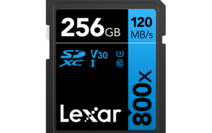 LEXAR 800X SD 120MB/s SD CARD 256GB