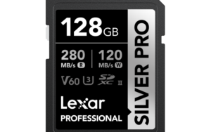 LEXAR SILVER PRO UHS-II V60 4K 280MB/s SD CARD 128GB