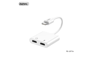 REMAX RL-LA11a Type-C to Type-C + Type-C REMINE Series Phone Adapter