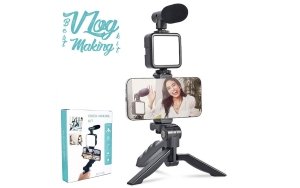 AY-49 Vlogging Tripod Video Making Kit