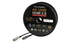50m Fiber Hdmi Cable 2.0/2.1 Aoc(active Optical Cable)30awg Copper Support 4k 8k Uhd